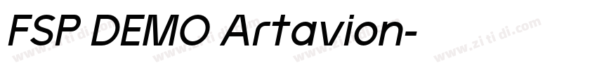 FSP DEMO Artavion字体转换 FSP DEMO Artavion字体转换